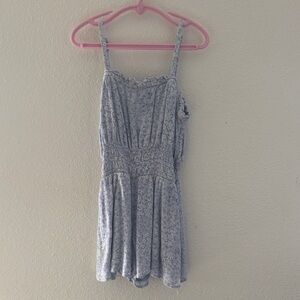 Abercrombie Kids Light Blue‎ Patterned Romper